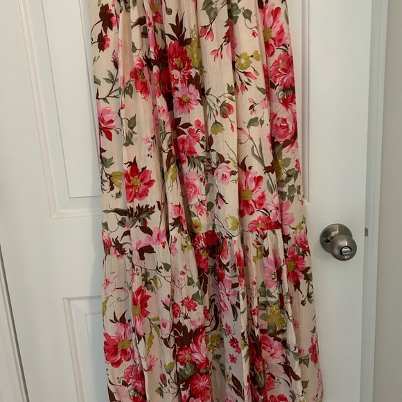 Worn once MT Abercrombie & Fitch floral maxi dress - Picture 4 of 9
